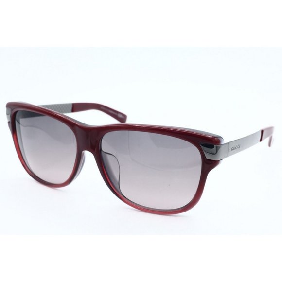 New Authentic Gucci GG 3619/F/S 962EU Square Purple Sunglasses Gray Lenses (A)